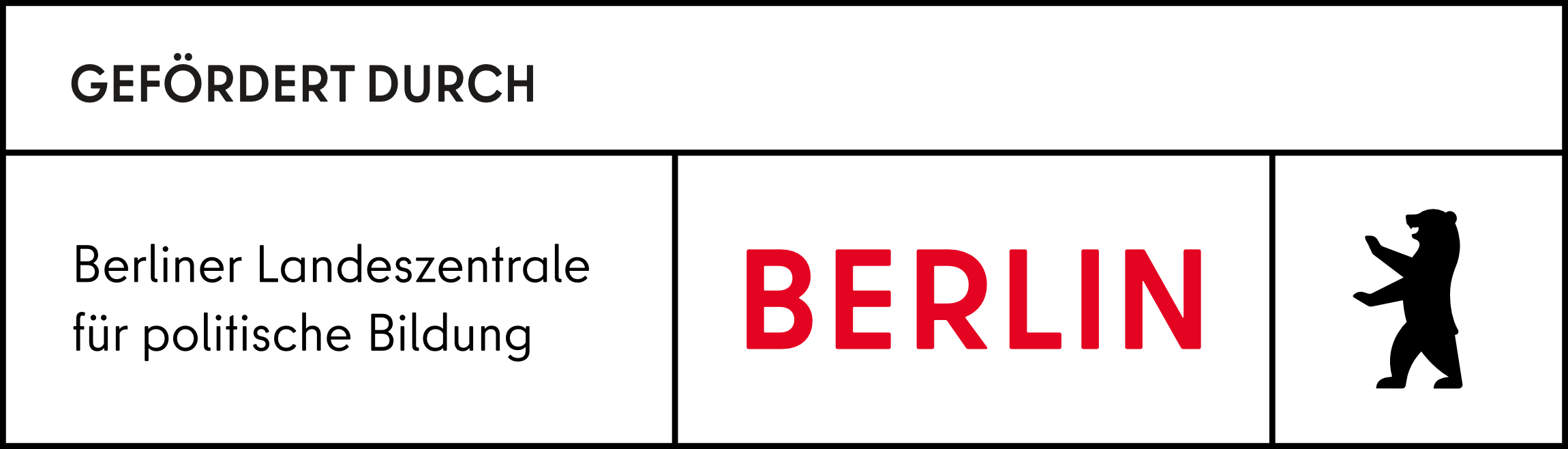 Gefördert durch Berliner Landeszentrale für politische Bildung