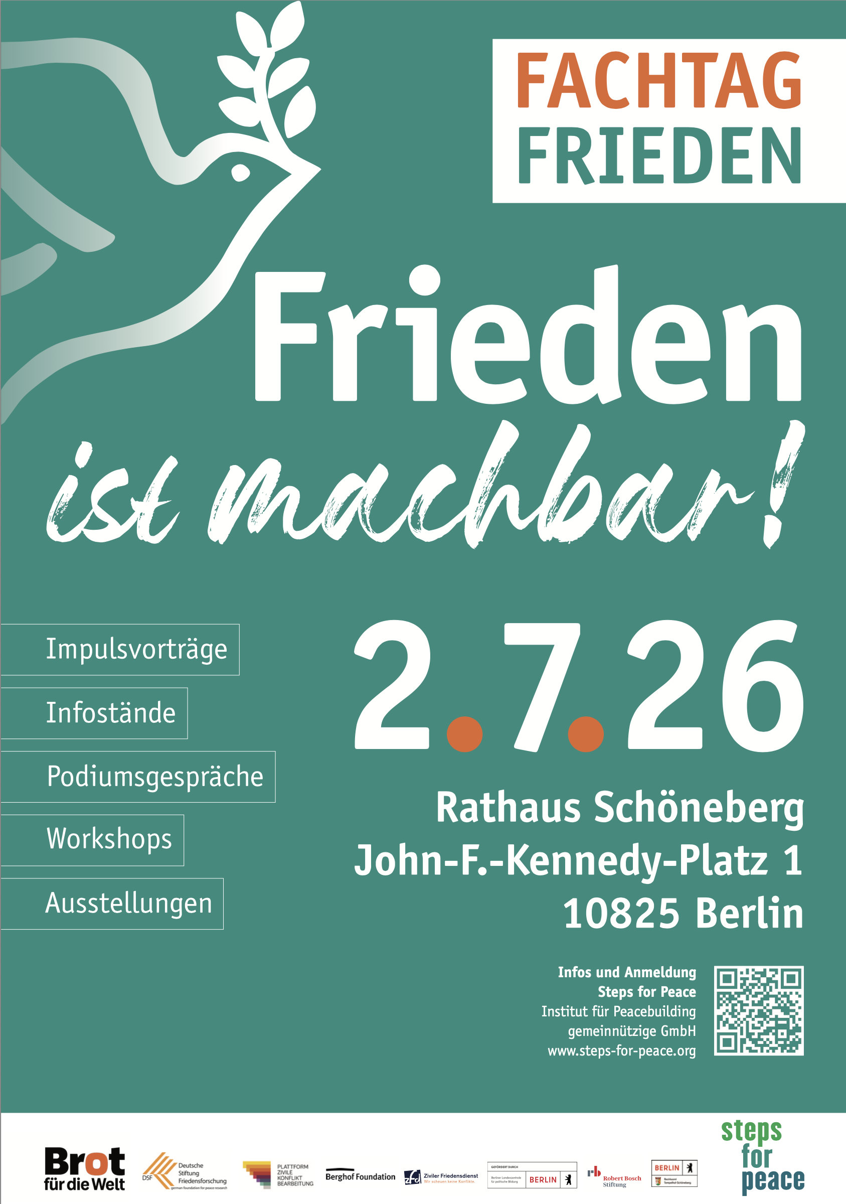 Plakat Fachtag Frieden Frieden ist machbar Plakat Fachtag Frieden Frieden ist machbar 2.7.2026